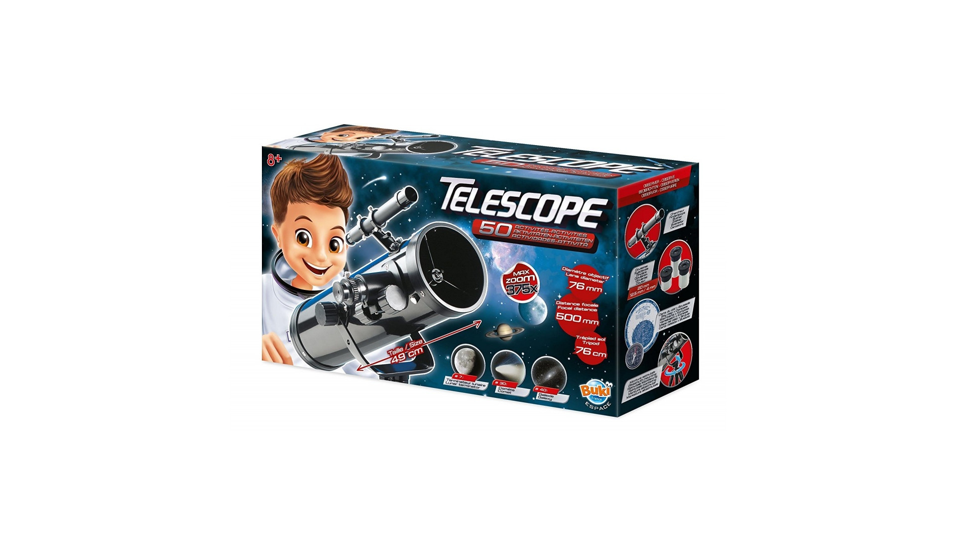 Acheter Télescope 50 Activités - Buki