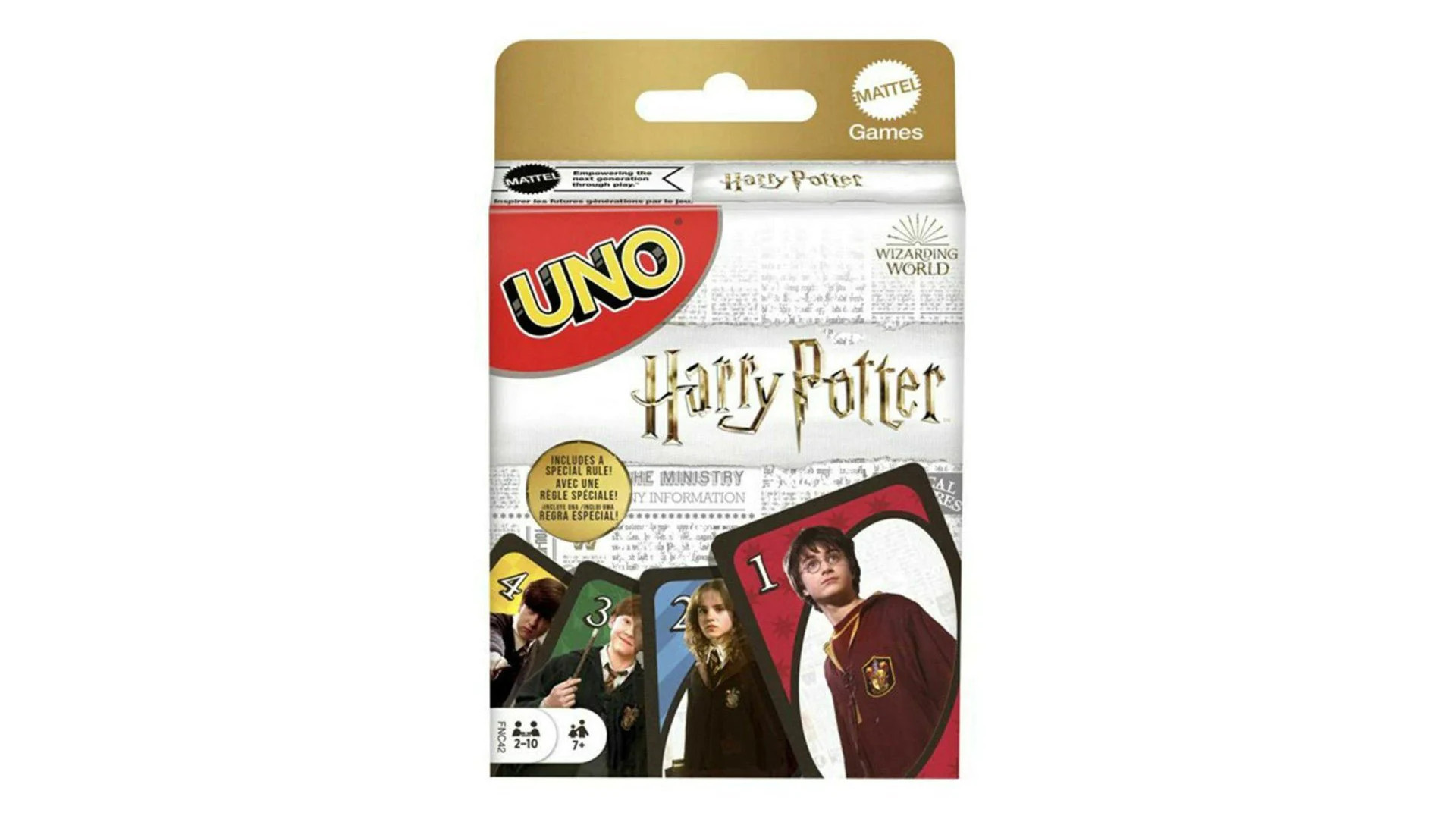 Acheter Mattel Games - Uno Harry Potter - Jeu De Société - 7 Ans Et +