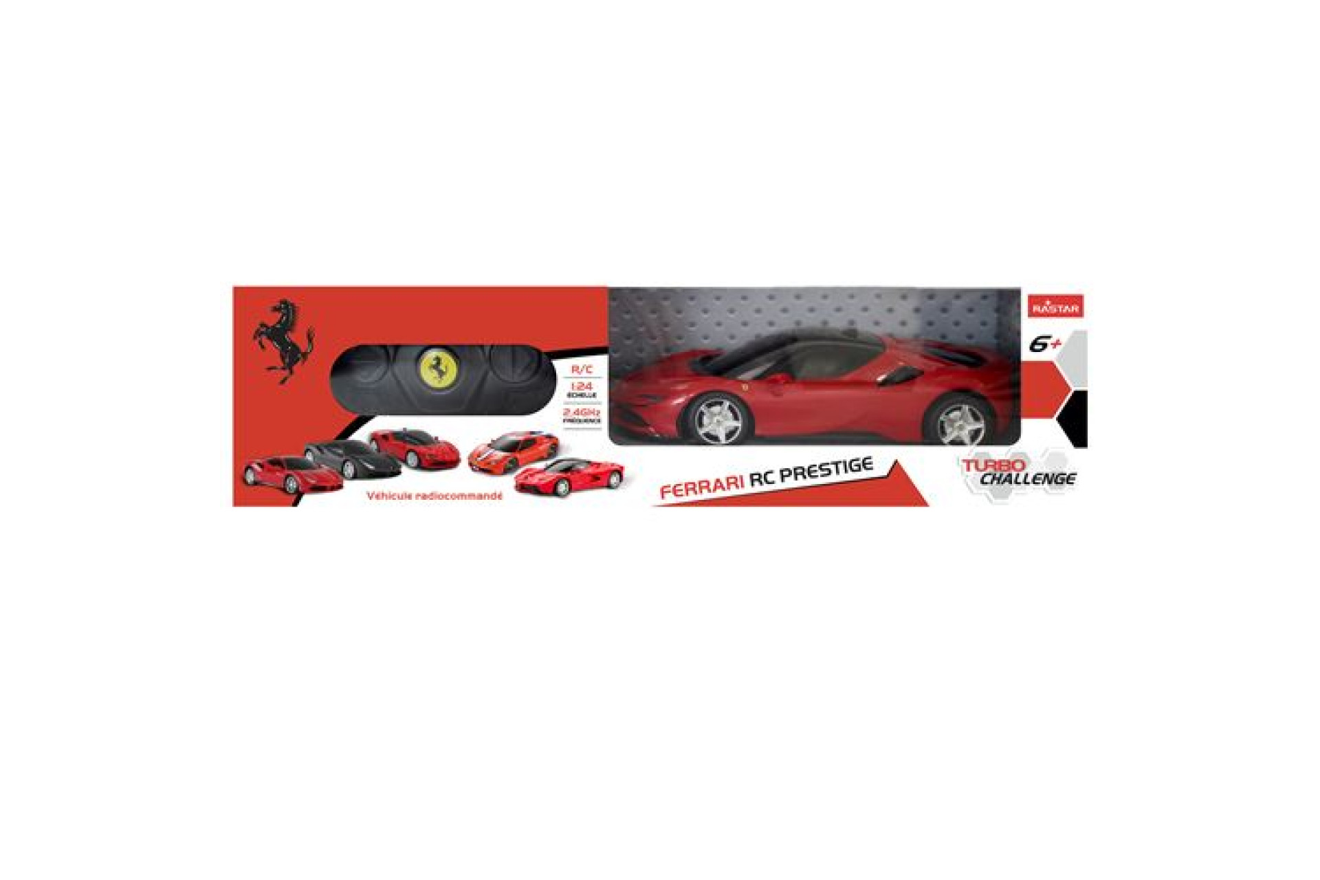 Acheter Voiture radiocommandée Turbo Challenge Ferrari SF90 Stradale 1/24