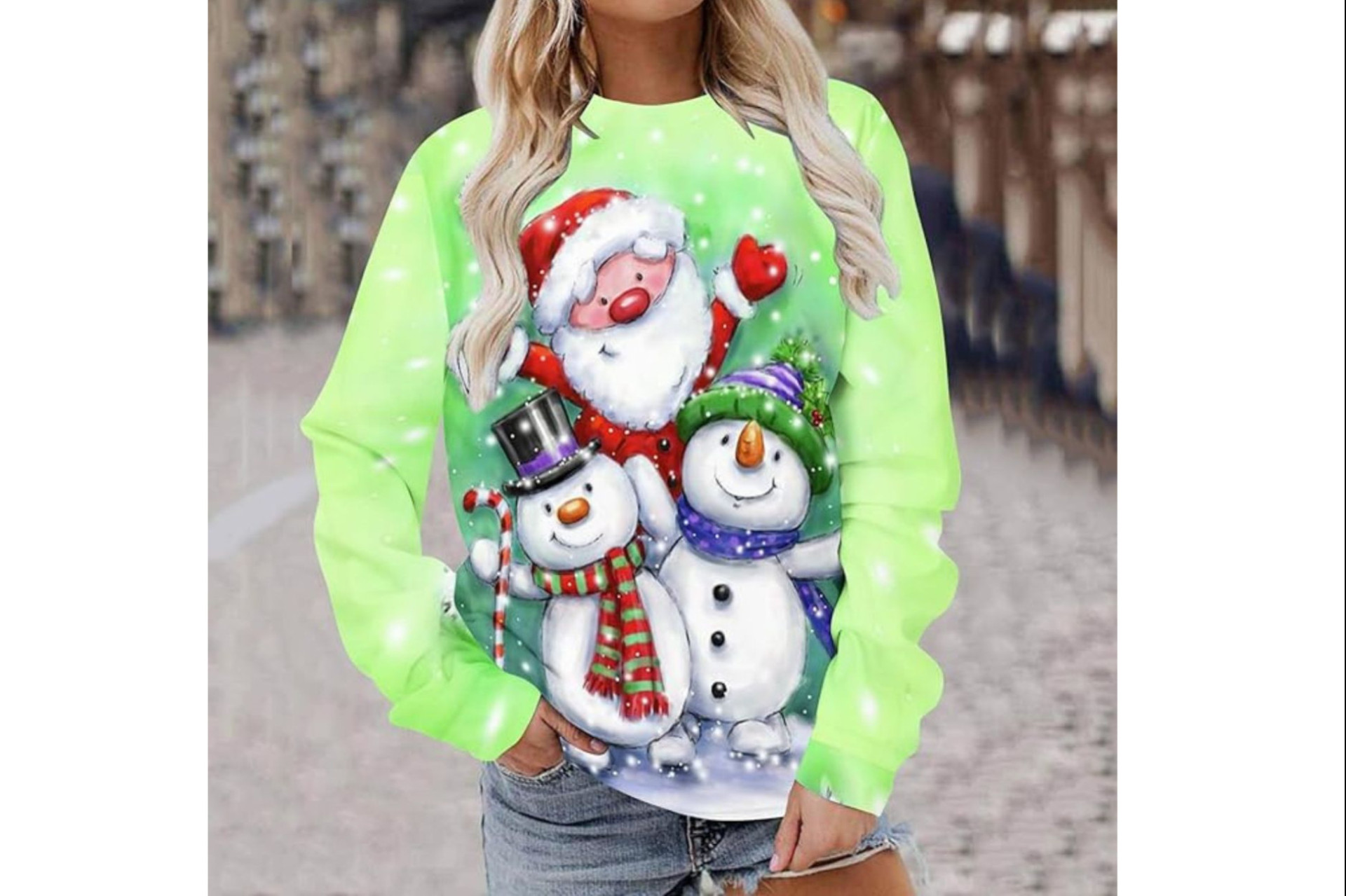 Sweatshirt 'Producteurs De Chèvres De Noël Moches' - Design Humoristique Pour éleveurs Et Amateurs De Chèvres - Coupe Classique, 241 G