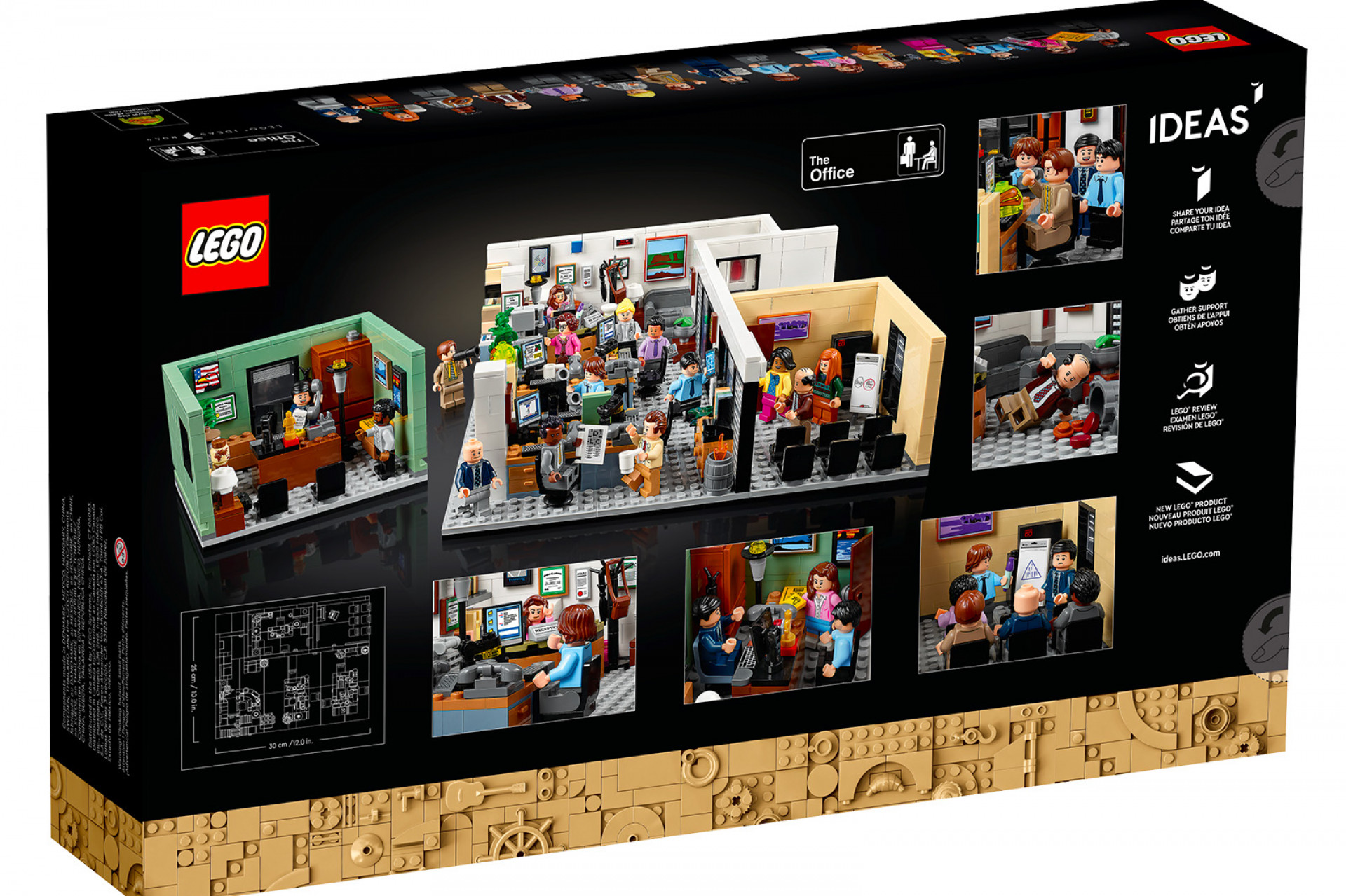 La boite du set Lego Ideas The Office.