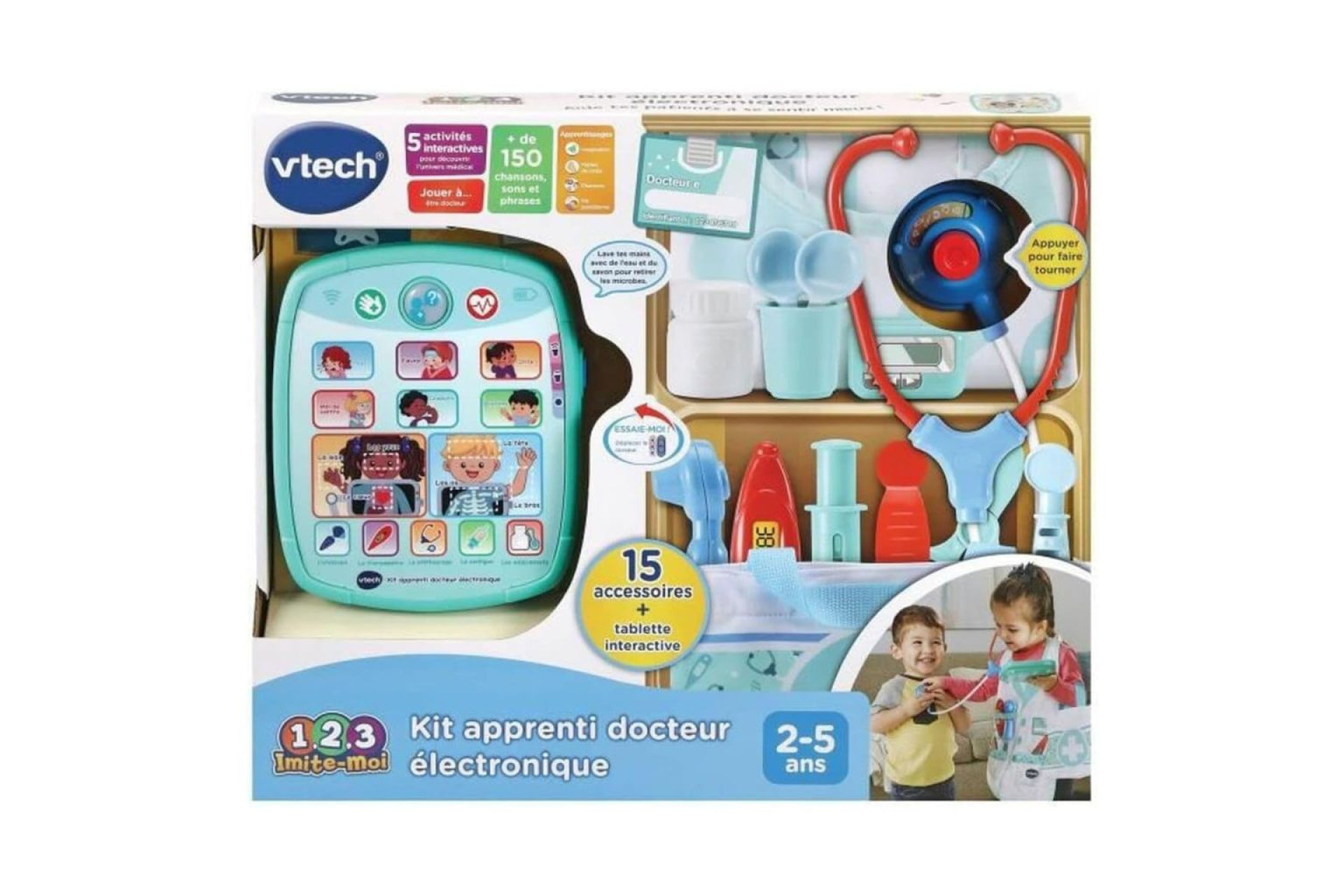 Vtech - mallette docteur - Kit apprenti docteur électronique