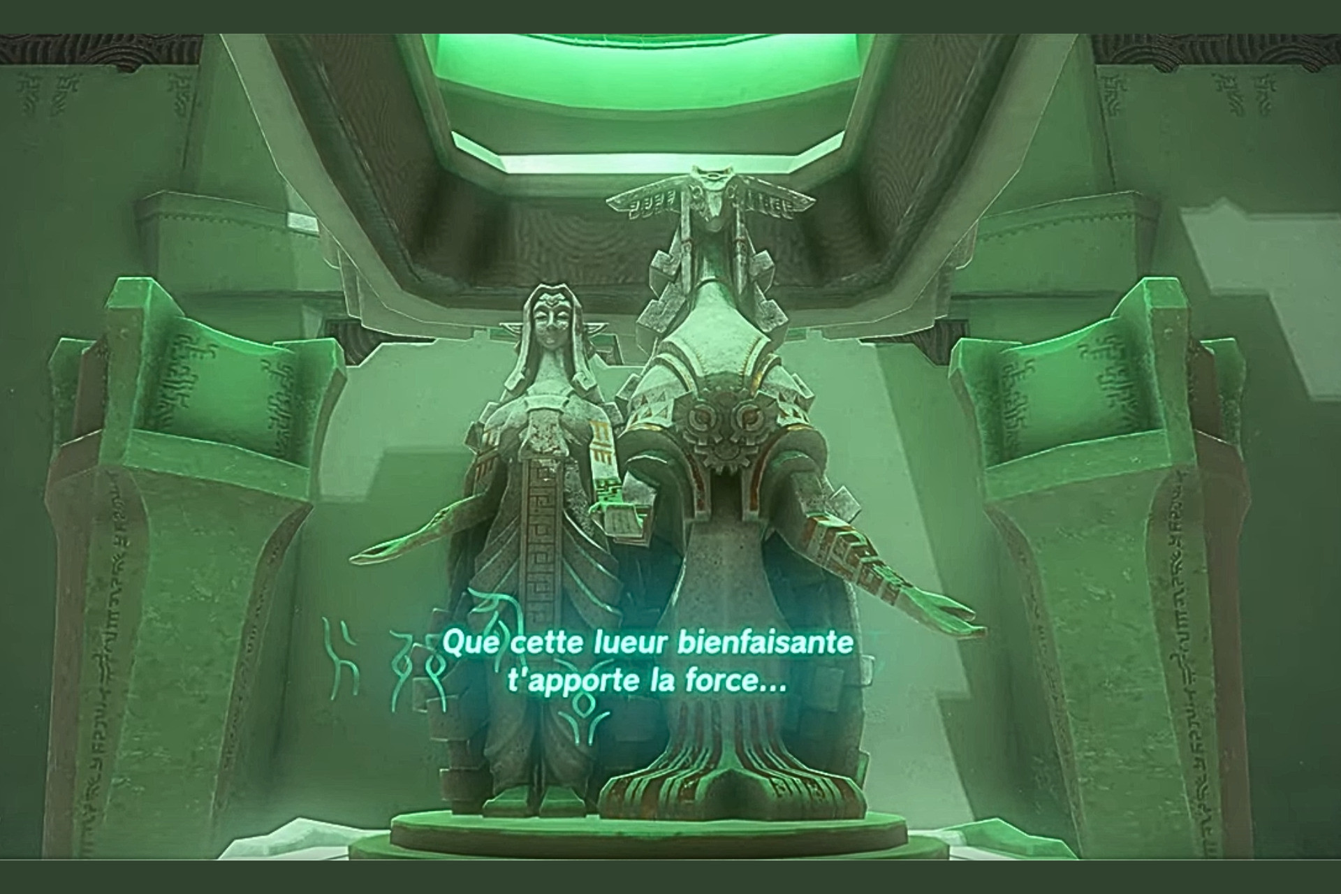 Les statues dans les sanctuaires Zelda-TotK